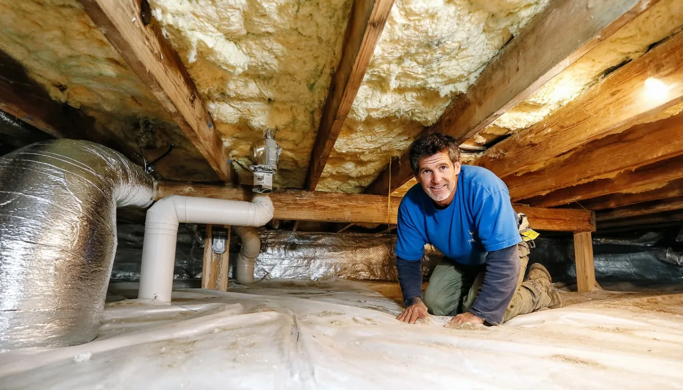 Crawl space waterproofing in Celina TN